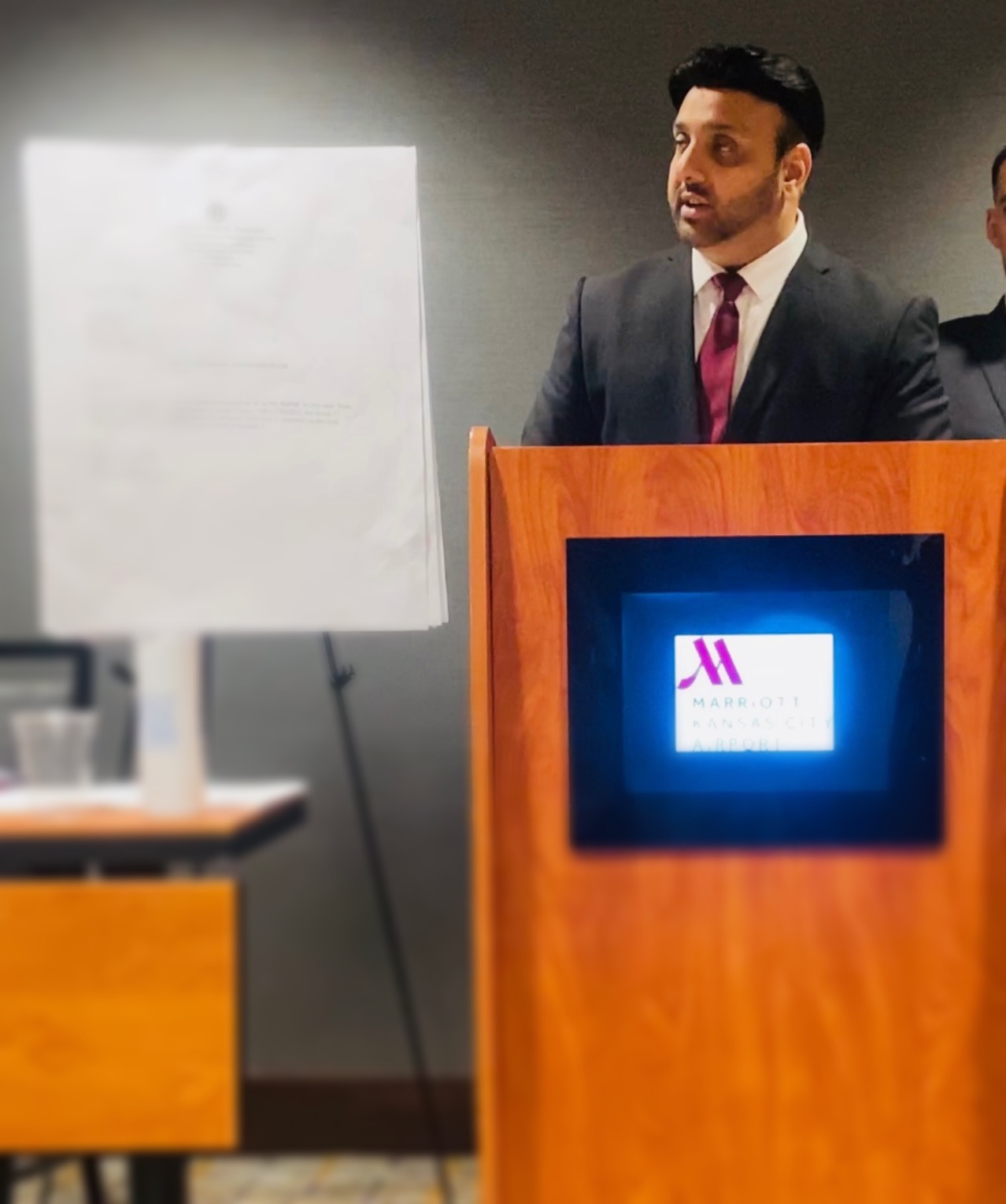 Legal documents on a desk